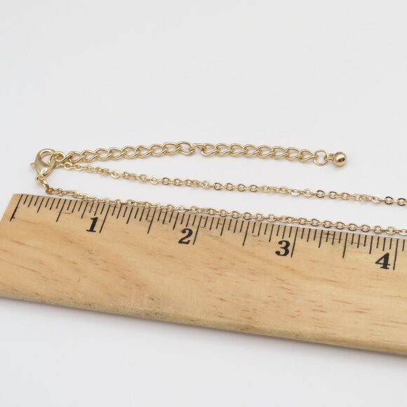 A New Day Starburst Multi Color Rhinestone Gold Tone Necklace - Picture 8 of 8